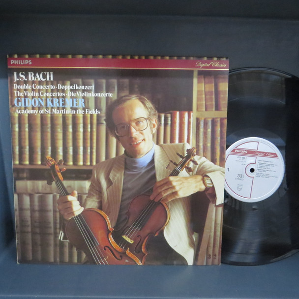Johann Sebastian Bach -Double Concerto = Doppelkonzert / The Violin Concertos = Die Violinkonzerte-VINYL LP-USED-SHLP270225_6845