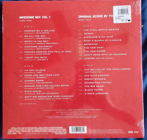 VARIOUS ARTISTS - Guardians Of The Galaxy Vol. 1 (Red/Yellow Vinyl)--Vinyl LP-Brand New/Still sealed_LAS05251000