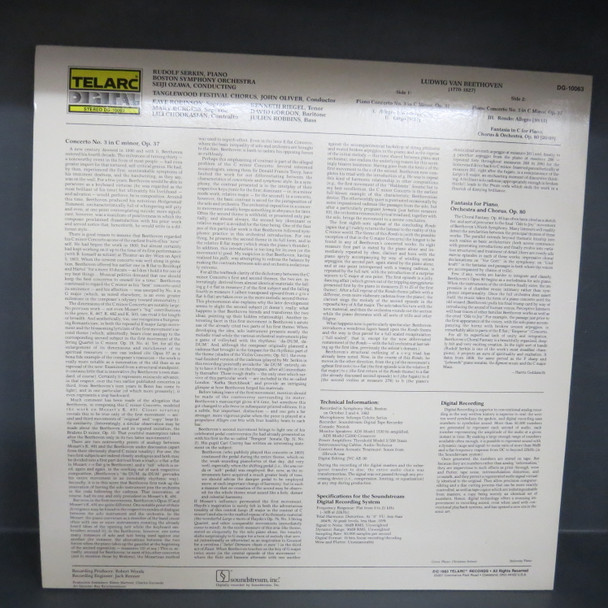 Ludwig van Beethoven -Piano Concerto No. 3 -VINYL LP-USED-SHLP170425_6961