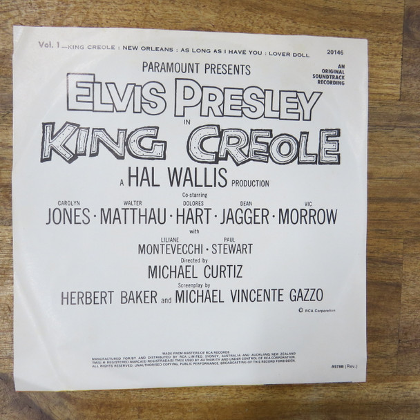 Elvis Presley-King Creole Vol.1-VINYL 7" single-USED-SHLP170425_7001