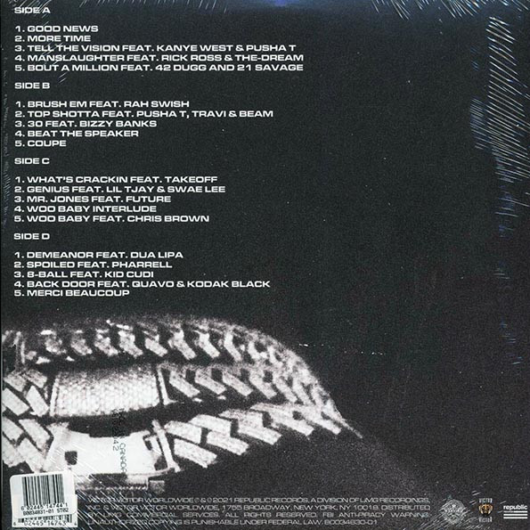 Pop Smoke - Faith (Limited edition) (2xLP Set) (Colored vinyl (blue)) (Gatefold Jacket)--Vinyl LP-Brand New/Still sealed_MIL202506_114