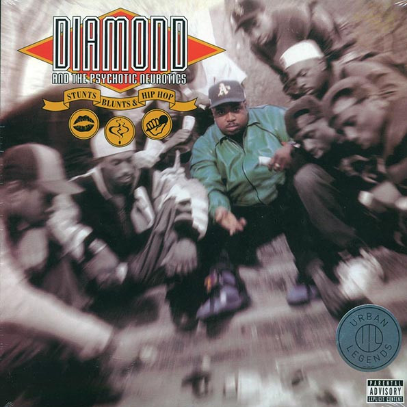 Diamond & The Psychotic Neurotics - Stunts, Blunts & Hip Hop (2xLP Set)--Vinyl LP-Brand New/Still sealed_MIL202506_143