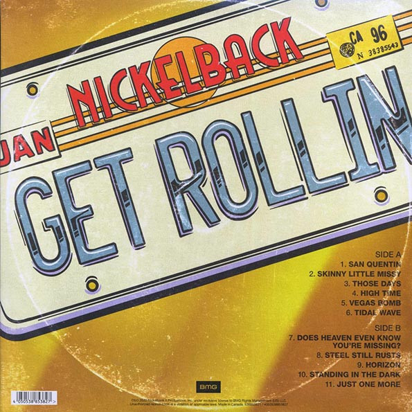 Nickelback - Get Rollin (Colored vinyl (orange))--Vinyl LP-Brand New/Still sealed_MIL202506_145