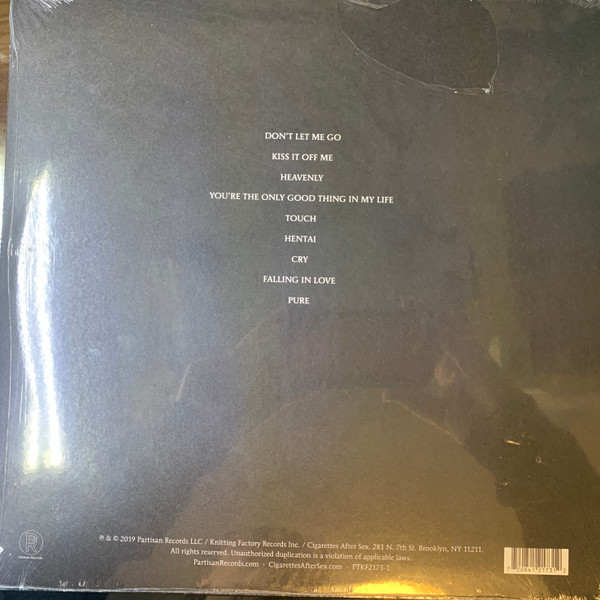 CIGARETTES AFTER SEX - Cry--Vinyl LP-Brand New/Still sealed_LAS06251030