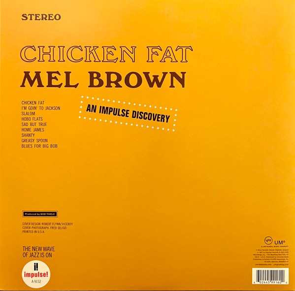 MEL BROWN - Chicken Fat (Verve By Request)--Vinyl LP-Brand New/Still sealed_LAS06251116