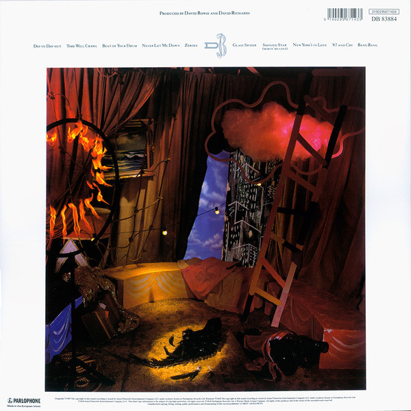 DAVID BOWIE - Never Let Me Down (Remastered Edition)--Vinyl LP-Brand New/Still sealed_LAS06251041