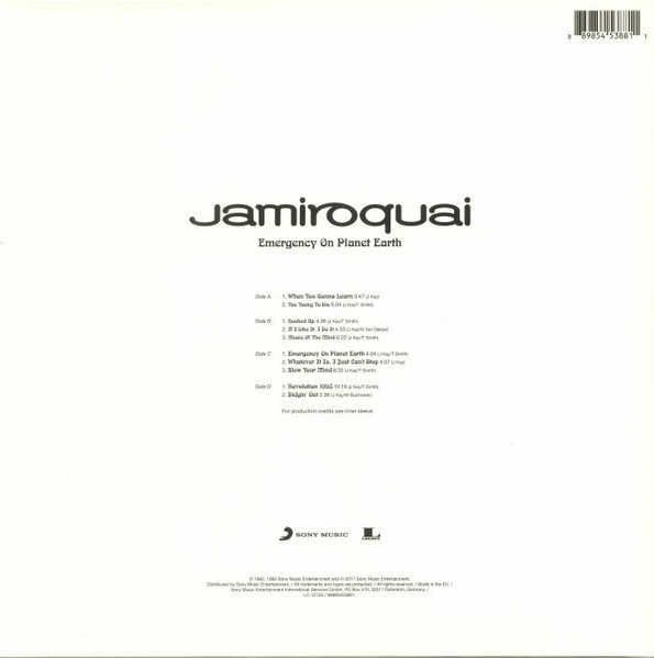 JAMIROQUAI - Emergency On Planet Earth--Vinyl LP-Brand New/Still sealed_LAS06251084