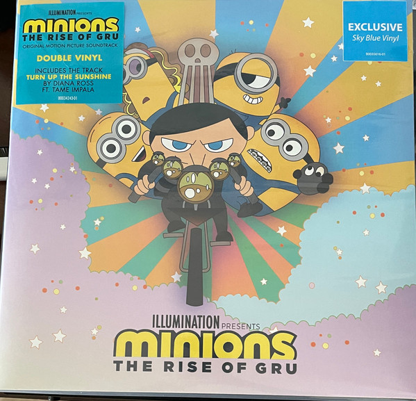 VARIOUS ARTISTS - Minions: The Rise Of Gru (Blue Vinyl) (Indies)--Vinyl LP-Brand New/Still sealed_LAS072510178