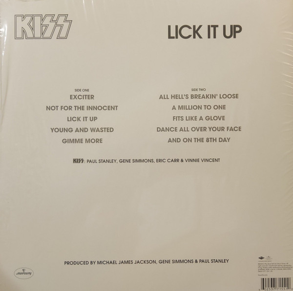 KISS - Lick It Up--Vinyl LP-Brand New/Still sealed_LAS072510109