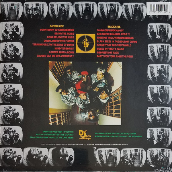 PUBLIC ENEMY - It Takes A Nation Of Millions To Hold Us Back (Apple Red Vinyl)--Vinyl LP-Brand New/Still sealed_LAS072510141