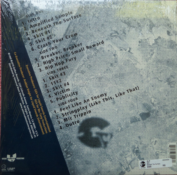 GZA - Beneath The Surface--Vinyl LP-Brand New/Still sealed_LAS072510085