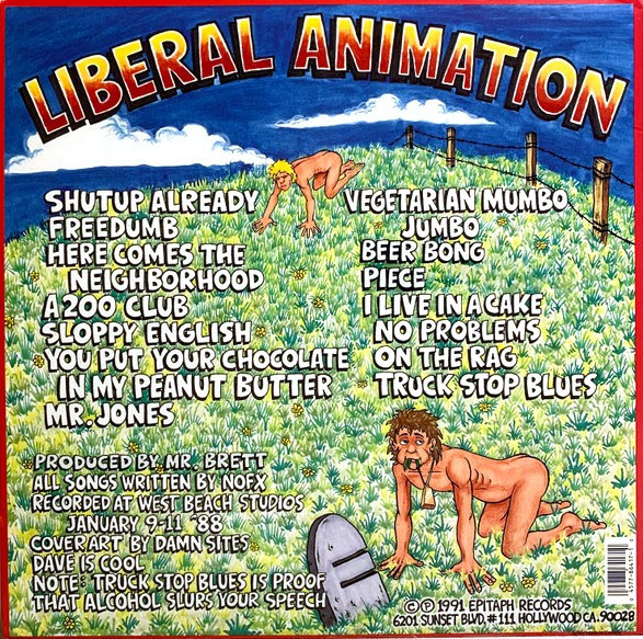 NOFX - Liberal Animation--Vinyl LP-Brand New/Still sealed_LAS072510130