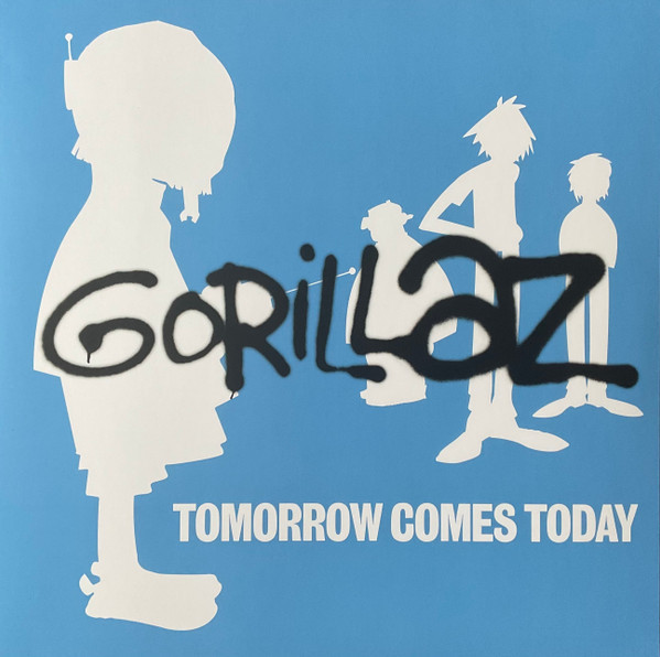 GORILLAZ - Tomorrow Comes Today (White/Blue Colour Vinyl)--Vinyl 12" EP-Brand New/Still sealed_LAS072510081