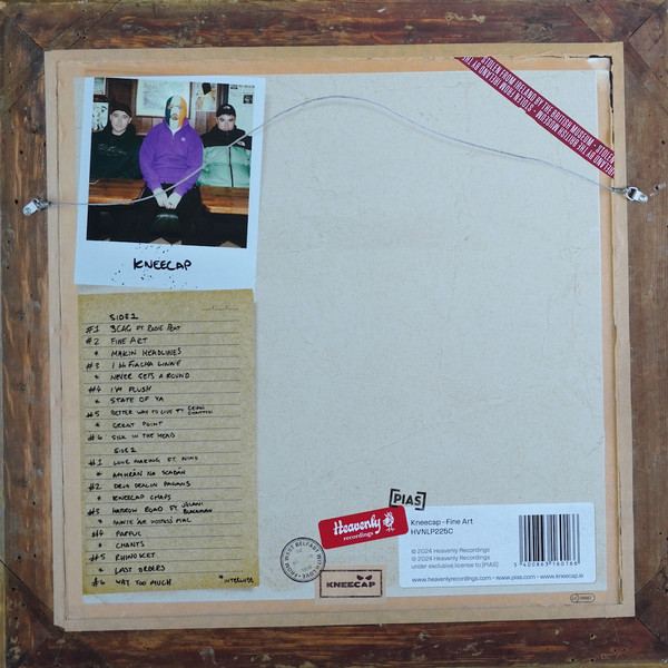 KNEECAP - Fine Art (Tri Colour Vinyl)--Vinyl LP-Brand New/Still sealed_LAS072510110