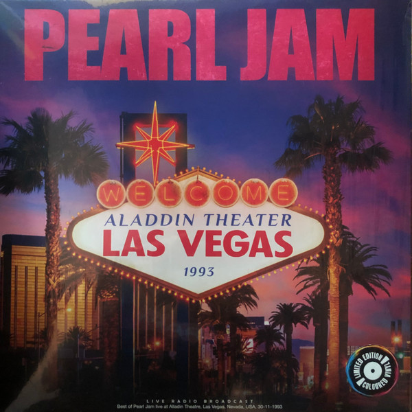 PEARL JAM - Aladdin Theatre Las Vegas '93 (Pink Vinyl)--Vinyl LP-Brand New/Still sealed_LAS08251126