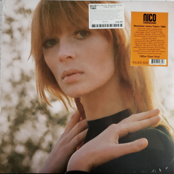 NICO - Heroine - Manchester Library Theatre 1980 - Clear Vinyl--Vinyl LP-Brand New/Still sealed_LAS08251112