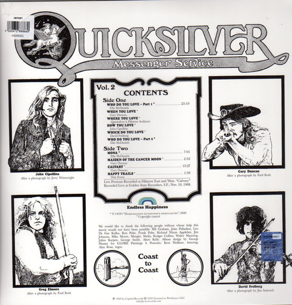 QUICKSILVER MESSENGER SERVICE - Happy Trails--Vinyl LP-Brand New/Still sealed_LAS08251139