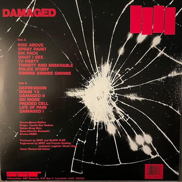 BLACK FLAG / DAMAGED (Reissue)--Vinyl LP-Brand New/Still sealed_TTT202509_125