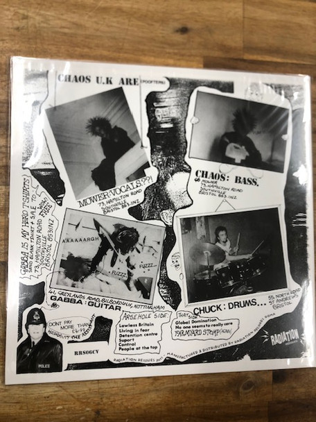 CHAOS U.K - Short Sharp Shock (White Vinyl)--Vinyl LP-Brand New/Still sealed_LAS0925136