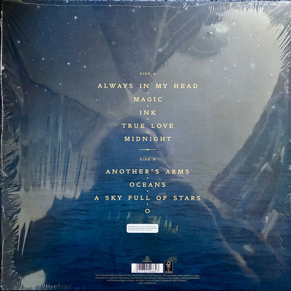 COLDPLAY - Ghost Stories (Clear vinyl)--Vinyl LP-Brand New/Still sealed_LAS092251023