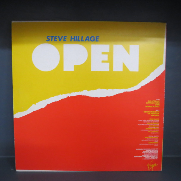 Steve Hillage-Open-VINYL LP-USED-SHLP170425_7438