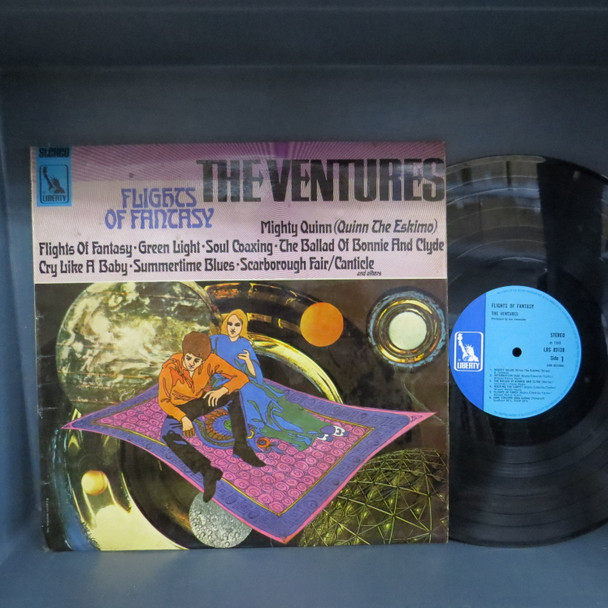 The Ventures-Flights Of Fantasy-VINYL LP-USED-SHLP170425_7542