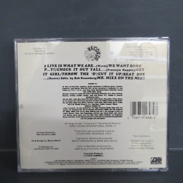 The 2 Live Crew-2 Live Is What We Are-CD-USED-SHLP170425_7563