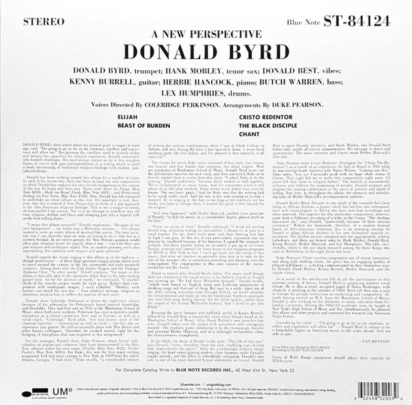 BYRD, DONALD  / A NEW PERSPECTIVE [CLASSICSERIES]--Vinyl LP-Brand New/Still sealed_TTT10251062