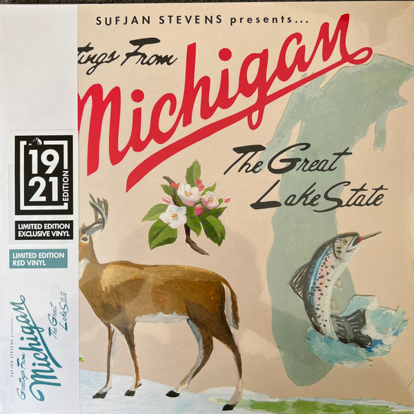 SUFJAN STEVENS - Michigan (Red Vinyl)--Vinyl LP-Brand New/Still sealed_LAS1025200