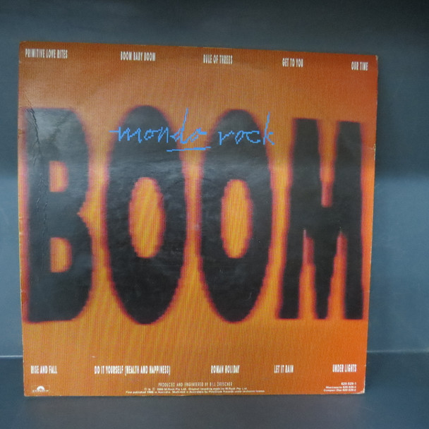 Mondo Rock-Boom Baby Boom-VINYL LP-USED-SHLP170425_7677