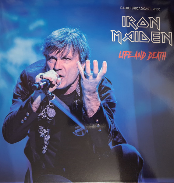 IRON MAIDEN - Life And Death / Radio Broadcast (Blue Vinyl)--Vinyl LP-Brand New/Still sealed_LAS1125131