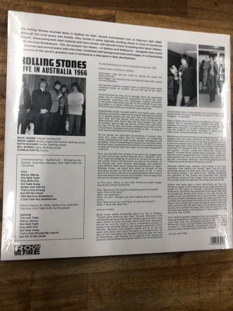 ROLLING STONES - Live In Australia 1966--Vinyl LP-Brand New/Still sealed_LAS1125119
