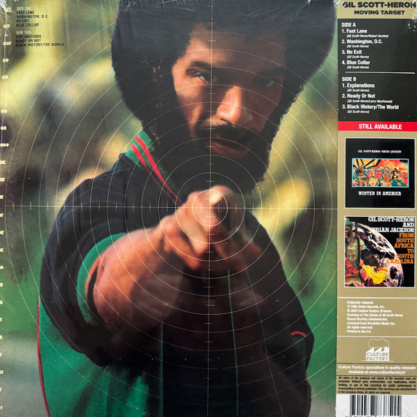 GIL SCOTT-HERON - Moving Target (Red Vinyl) (RSD 2025)--Vinyl LP-Brand New/Still sealed_LAS1225155