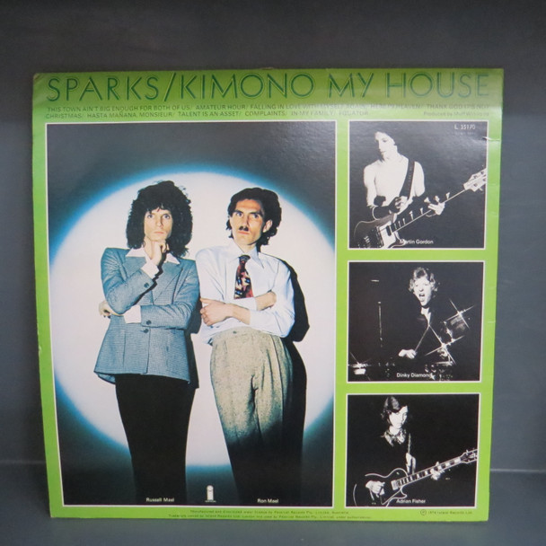 Sparks-Kimono My House-VINYL LP-USED-SHLP170425_7827
