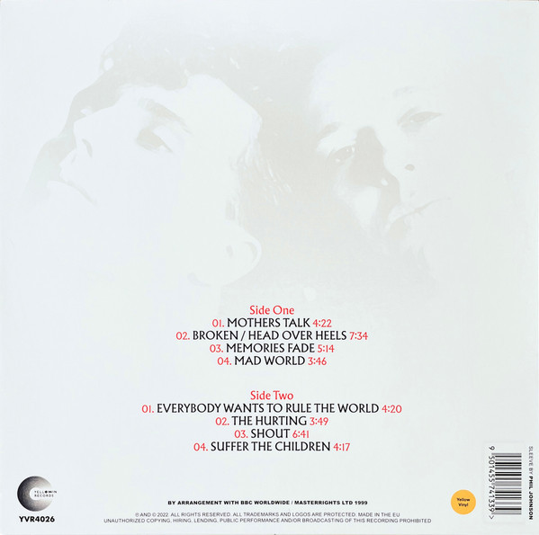 TEARS FOR FEARS - Familiar Faces (Yellow Vinyl)--Vinyl LP-Brand New/Still sealed_LAS12252112