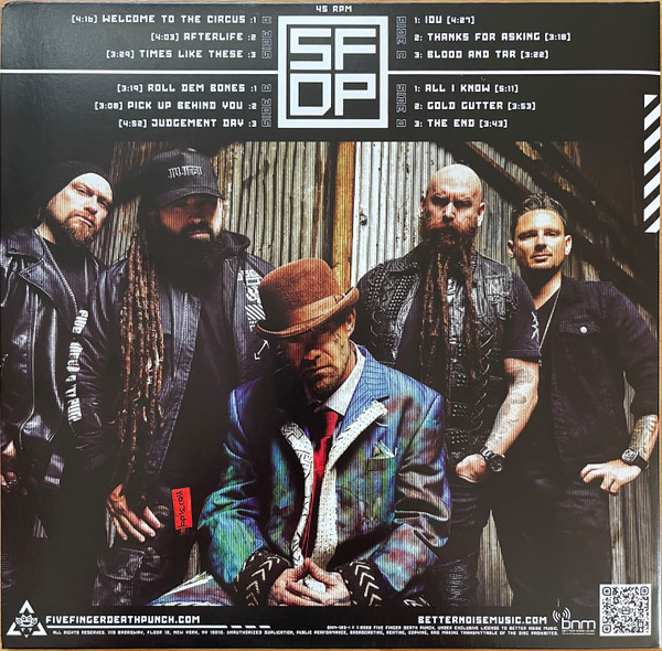 Five Finger Death Punch  AfterLife-White Vinyl LP-Brand New/Still sealed