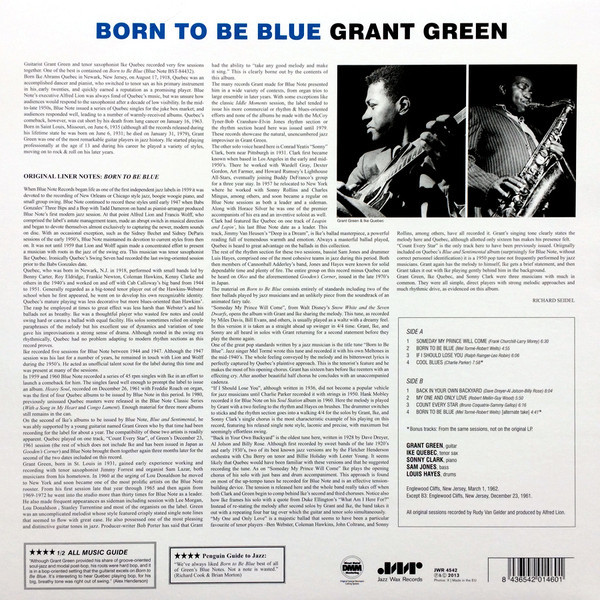 GRANT GREEN - Born To Be Blue--Vinyl LP-Brand New/Still sealed_LAS0126108