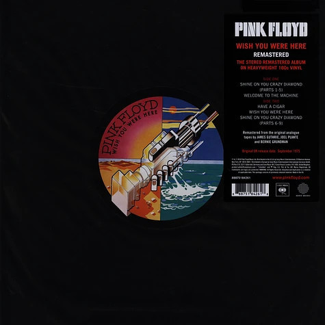 PINK FLOYD - Wish You Were Here (2025 180g remastered press)--Vinyl LP-Brand New/Still sealed_LAS0126214