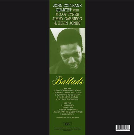 JOHN COLTRANE - Ballads--Vinyl LP-Brand New/Still sealed_LAS01226100