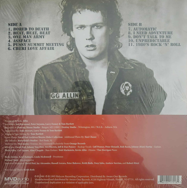 GG ALLIN - Always Was / Is & Always Shall Be--Vinyl LP-Brand New/Still sealed_LAS0226147