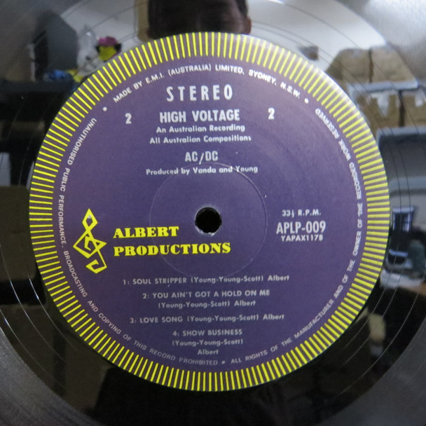 AC/DC-High Voltage (Aussie original press)-VINYL LP-USED-SHLP170425_7924