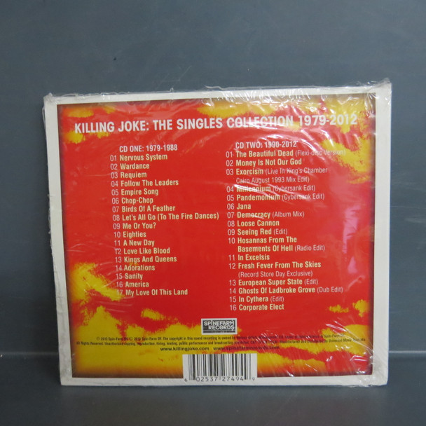 Killing Joke-The Singles Collection 1979-2012-CD-USED-SHLP170425_7959