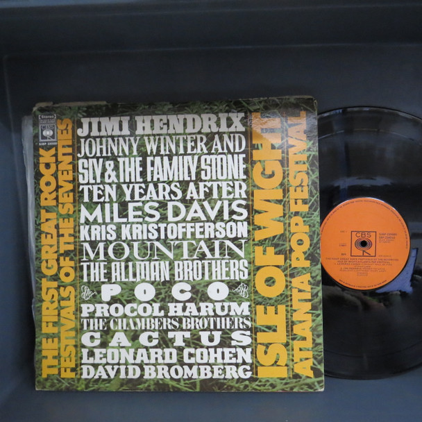 Various-The First Great Rock Festivals Of The Seventies - Isle Of Wight / Atlanta Pop Festival-VINYL LP-USED-SHLP170425_8025