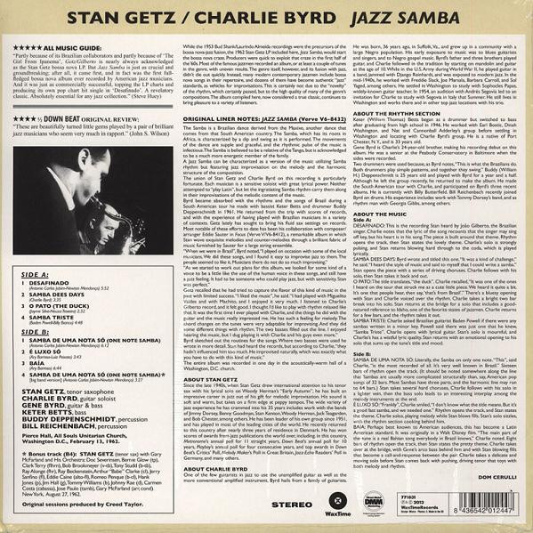 STAN GETZ - Jazz Samba--Vinyl LP-Brand New/Still sealed_LAS0326168