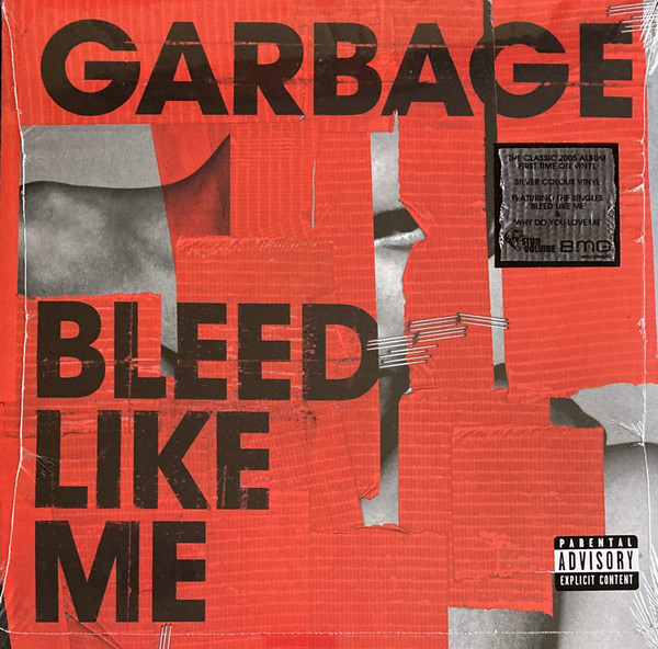 GARBAGE - Bleed Like Me (Silver Vinyl)--Vinyl LP-Brand New/Still sealed_LAS0426230