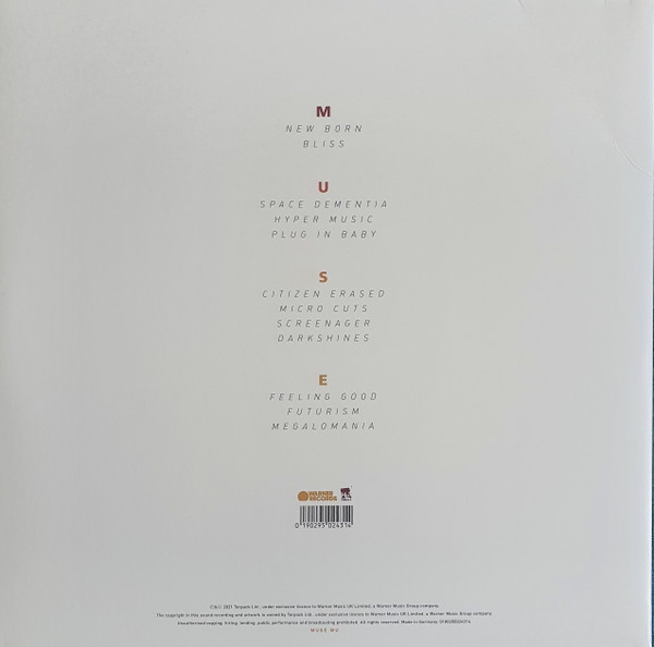 MUSE - Origin Of Symmetry--Vinyl LP-Brand New/Still sealed_LAS0426244