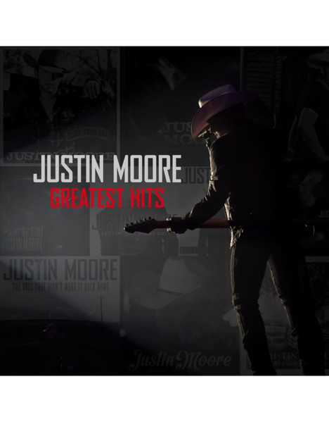 JUSTIN MOORE - Greatest Hits (Red Smoke Vinyl)--Vinyl LP-Brand New/Still sealed_LAS0426201
