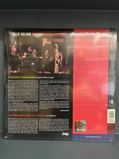 BILLIE HOLIDAY - The Commodore Masters (Red Vinyl)--Vinyl LP-Brand New/Still sealed_LAS0426208