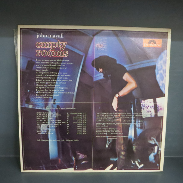 John Mayall-Empty Rooms-VINYL LP-USED--SHLP170425_8086