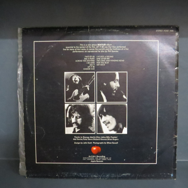 The Beatles-Let It Be-VINYL LP-USED-Aussie 1970 press-SHLP170425_8159